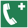 ISO 7010 sign E004: Emergency telephone