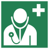 ISO 7010 sign E009: Doctor
