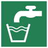 ISO 7010 sign E015: Drinking water