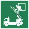 ISO 7010 sign E017: Rescue exit