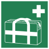ISO 7010 sign E027: Emergency medical case