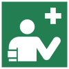 ISO 7010 sign E064: First aider