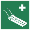 ISO 7010 sign E071: Rescue sled