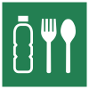 ISO 7010 sign E074: Emergency ration