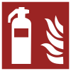 ISO 7010 sign F001: Fire extinguisher