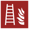 ISO 7010 sign F003: Fire escape ladder