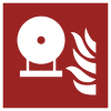 ISO 7010 sign F013: Fixed fire extinguishing cylinder