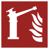 ISO 7010 sign F015: Fire monitor