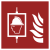 ISO 7010 sign F017: Firefighting lift