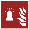 ISO 7010 sign F018: Fire alarm beacon