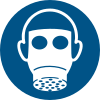 ISO 7010 sign M017: Wear respiratory protection
