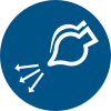 ISO 7010 sign M044: Activate the air supply while lowering