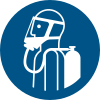 ISO 7010 sign M047: Use self-contained breathing apparatus