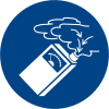 ISO 7010 sign M048: Use a gas detector