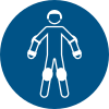 ISO 7010 sign M049: Wear protective equipment for wheeled sports