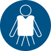 ISO 7010 sign M053: Wear a lifejacket