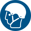 ISO 7010 sign M066: Wear a sports helmet