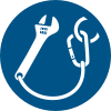 ISO 7010 sign M069: Tether tools
