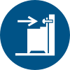 ISO 7010 sign M071: Use the anti-tip device