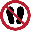 ISO 7010 sign P024: No access to the area