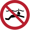 ISO 7010 sign P050: No snorkelling