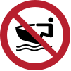 ISO 7010 sign P057: No jet skis