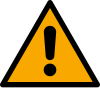ISO 7010 sign W001: General warning sign