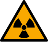 ISO 7010 sign W003: Warning; ionising radiation or radioactive material