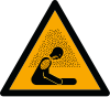 ISO 7010 sign W041: Warning; risk of asphyxiation